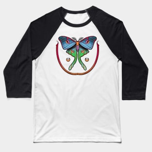 Luna Moth Baseball T-Shirt